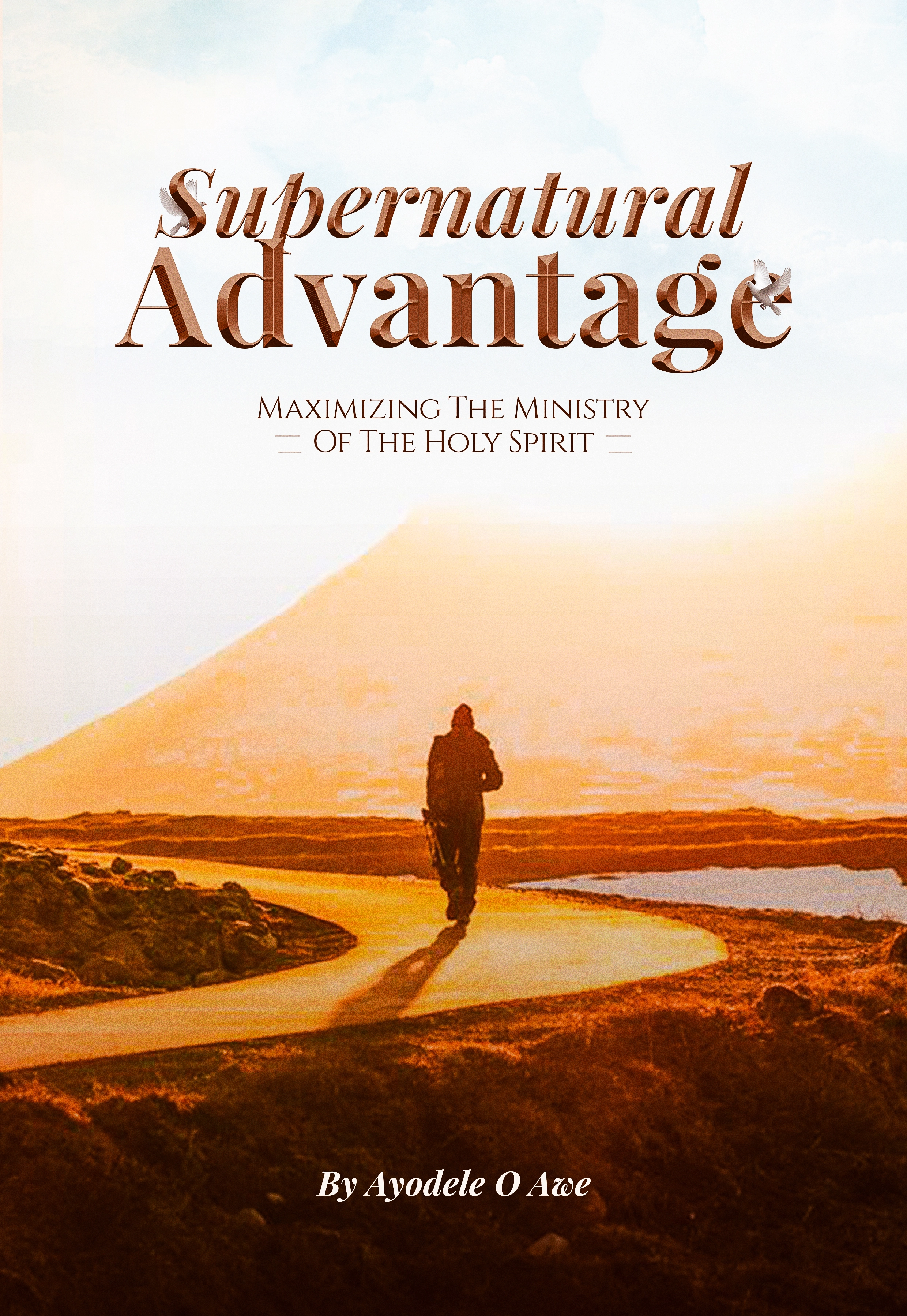 A book cover designed to visually express the believer's journey with the
                        Holy Spirit, capturing the promise of divine guidance, purpose, and spiritual
                        transformation.